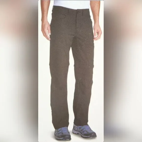 🔹️NWT Eddie Bauer Black Storm Repel UPF 50+ Convertible Pant Men's 34x30